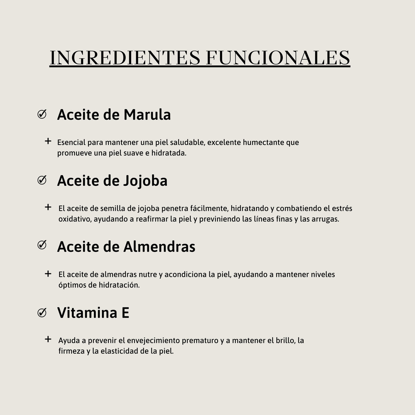 Aceite de limpieza con aceite de jojoba, aceite de marula, aceite de almendra y vitamina E